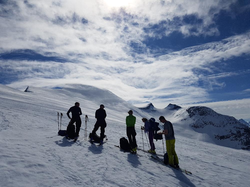 randonee skiing in Norway
