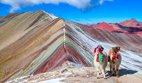 Rainbow mountains
